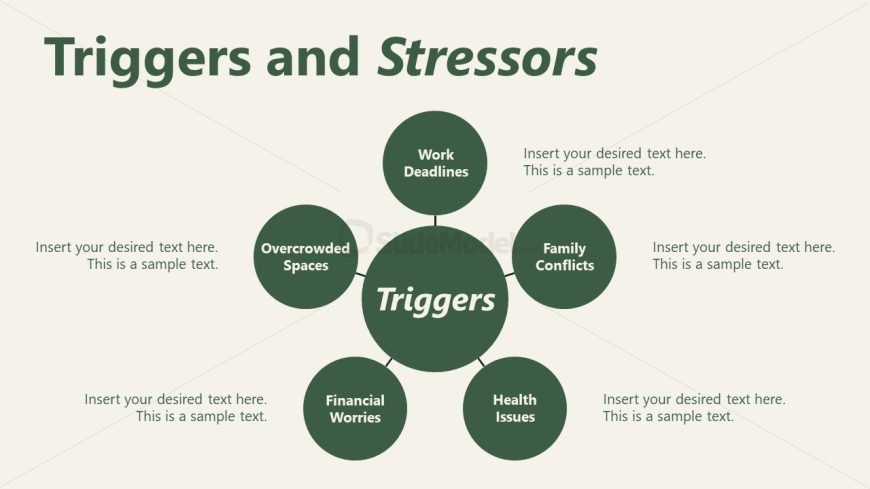 Circular Diagram PPT Slide for Therapy Presentation