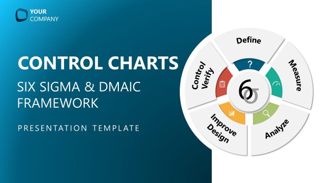 Cover Slide – Control Charts PPT Template
