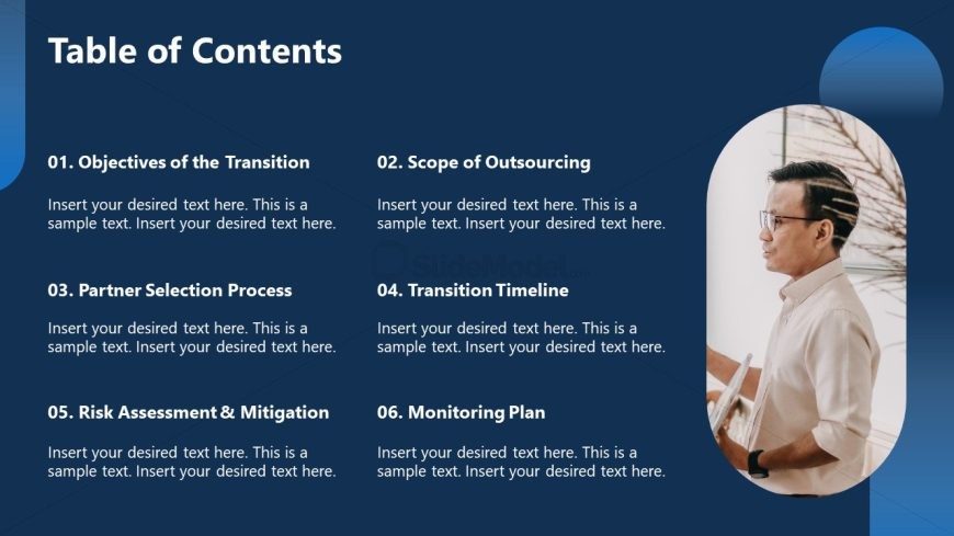 Outsourcing Transition Plan PowerPoint Slide