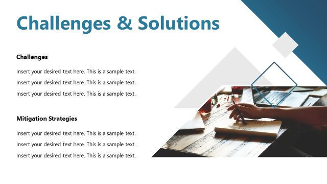 Challenges & Solutions PPT Slide – Client Migration Plan Template