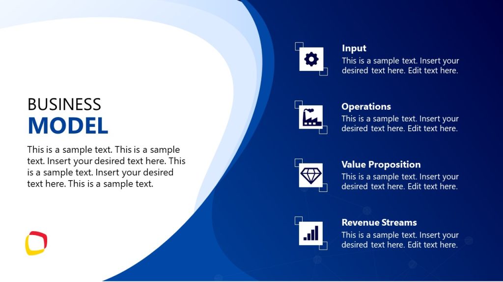 Slide for Presenting Business Model - Corporate Overview PPT Template ...