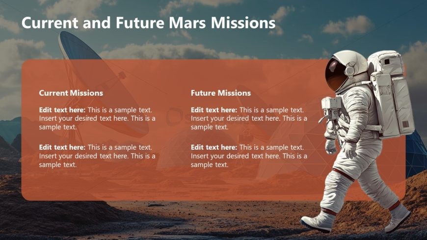 Customizable Exploring Mars PPT Template