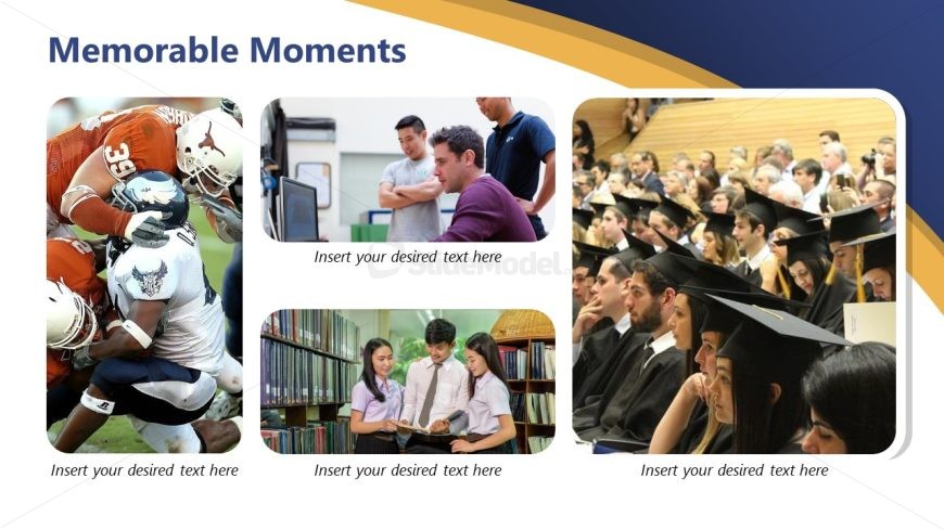 School Academy Graduation PPT Slide Template 