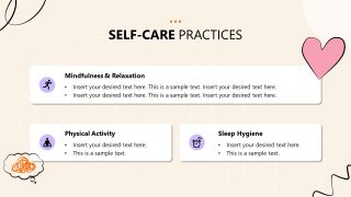 Wellness & Mental Health Slide for Presentation 