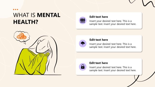 What is Mental Health Introduction Slide – Wellness & Mental Template
