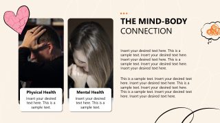 Wellness & Mental Health Slide PPT Template 