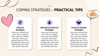 Slide with Infographics - Wellness & Mental Health Template 