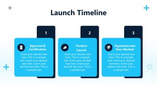 Pharmaceutical Product Presentation - Timeline Slide 