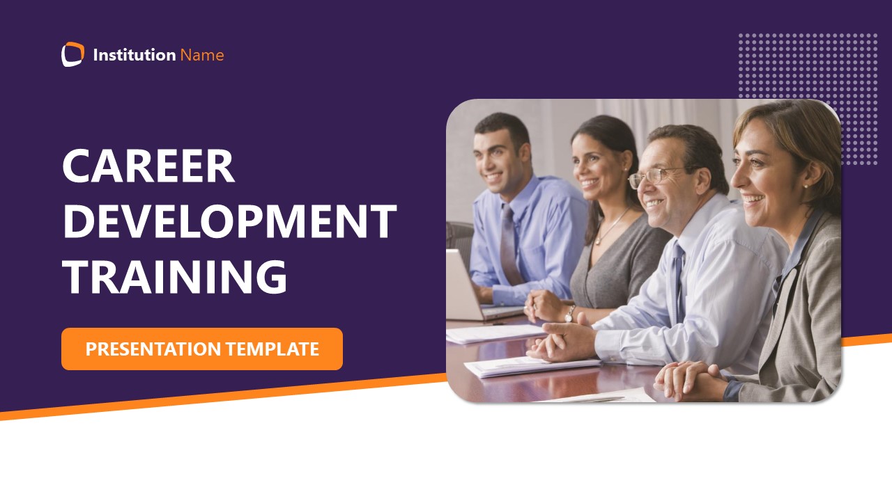 Career Development Template - Title Slide 