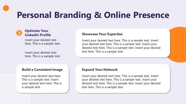 Personal Branding & Online Presence Presentation Slide