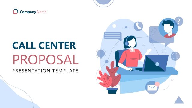 Call Center Proposal Presentation – Cover Slide