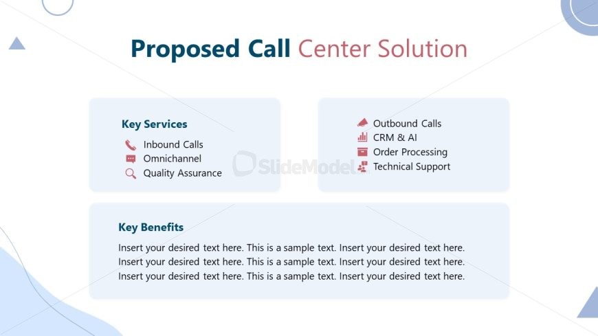 Call Center Proposal Template for Presentation