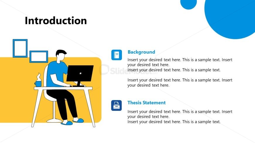 Editable Essay Presentation PPT Template