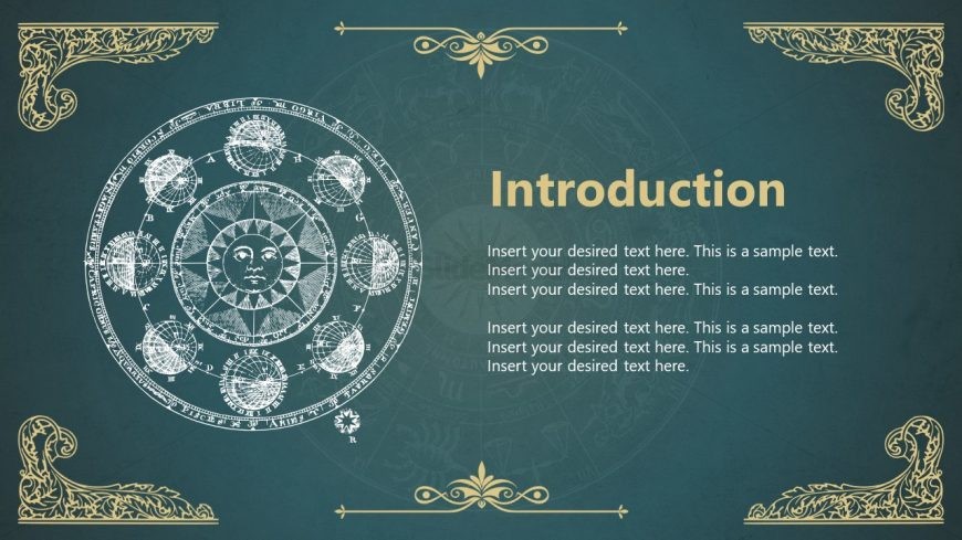 Customizable Zodiac Signs PPT Template