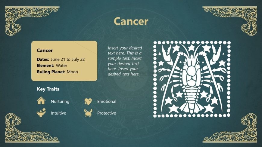 Zodiac Signs Template for PowerPoint