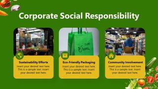 Supermarket Template Slide 