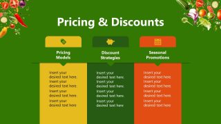 Unique Graphical Layout Slide for Supermarket 