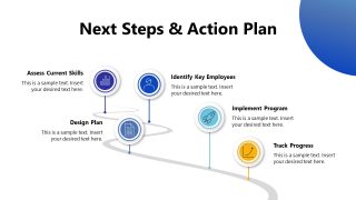 Next Steps Slide - Cross Training PPT Template 