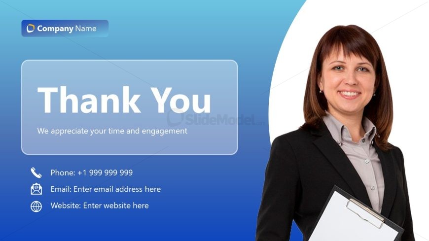Thank You Slide - Cross-Training Template for Presentation