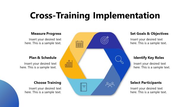 Cross Training Hexagon Diagram Slide Slidemodel
