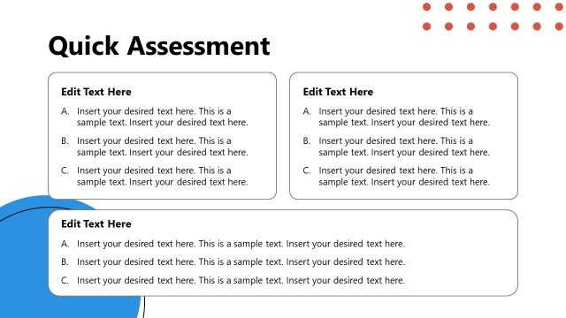Slide for Quick Assessment PPT Presentation