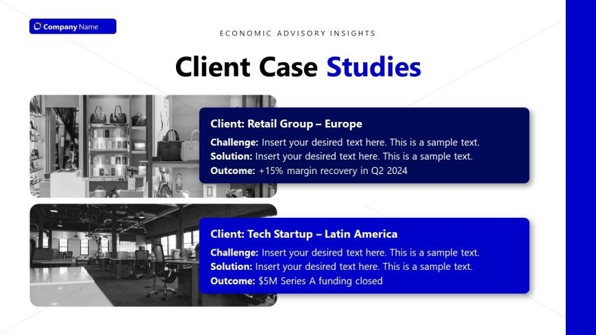 Economic Advisory Template for PowerPoint