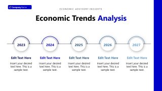 Economic Advisory Template for Presentation 