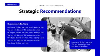 Editable Economic Advisory Slide Template 