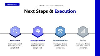 Economic Advisory Presentation PPT Template 