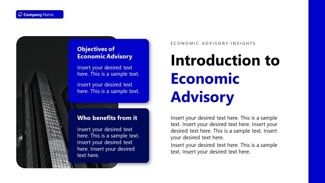 Introduction to Economic Advisory PPT Slide