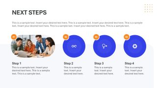 Next Steps Slide - Corporate Culture Roadmap Layout