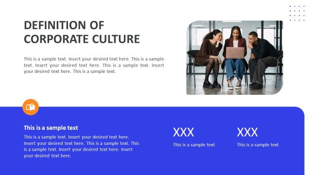 Definition of Corporate Culture PPT Template