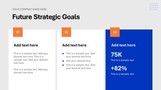 Goals Slide - Professional Report PPT Design 