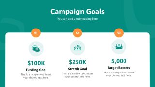 Customizable Crowdfunding Campaign Plan PPT Template