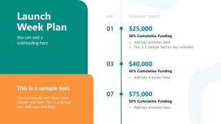 Editable Crowdfunding Campaign Plan PPT Slide  