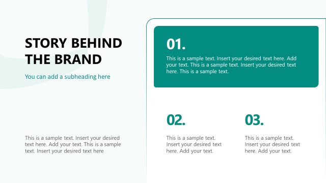 Story Behind the Brand – Crowdfunding Media Kit Presentation Slide Template