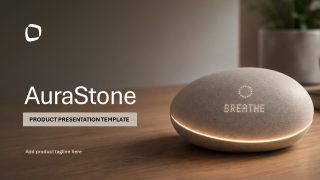 Editable Wellness Brand Product Presentation PPT Template