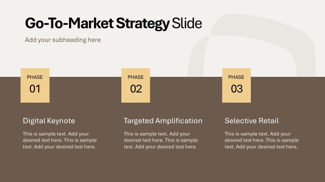 Go-To-Market Strategy Points Presentation Slide