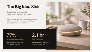 Customizable Wellness Brand Product Presentation Template Slide 
