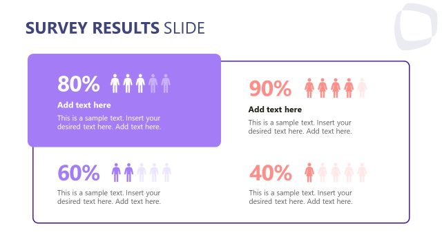 Customer Data Slide – Survey Presentation PPT Template
