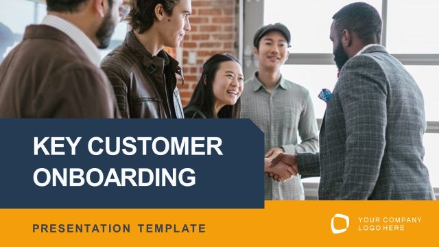 Key Customer Onboarding Presentation Cover Slide