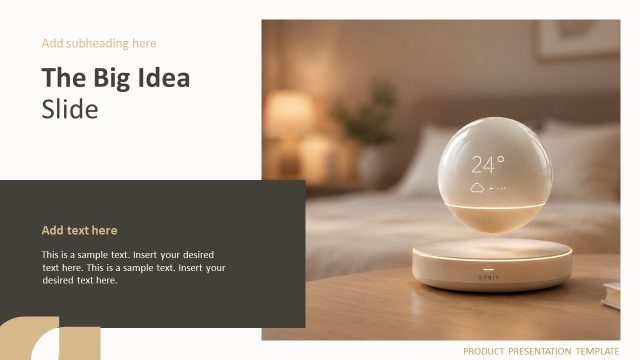 The Big Idea Presentation Slide – Orbit Product PPT Template