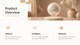 Product Overview Infographics Slide - Orbit Product Presentation Template