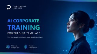 Dark Gradient - AI Training Slide 
