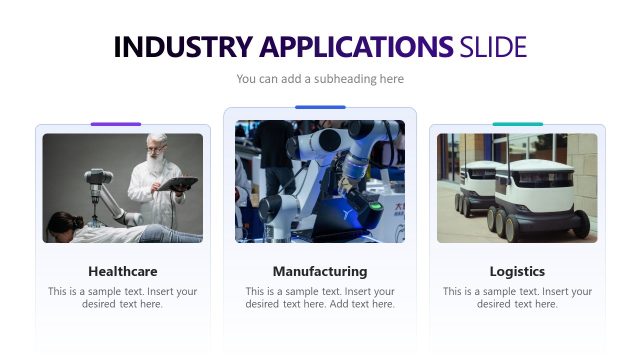 Industry Applications Slide – Physical AI Template