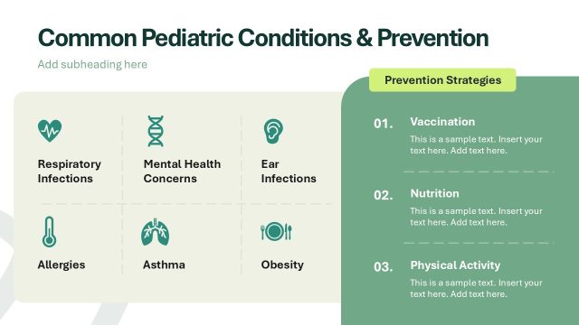 Common Pediatric Conditions & Prevention Slide