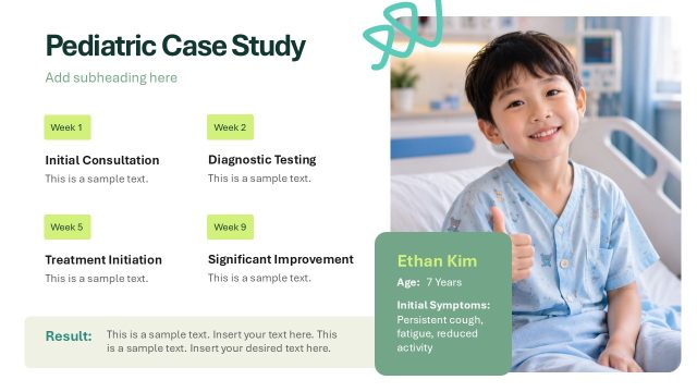 Pediatric Case Study PowerPoint Presentation
