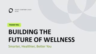 Building the Future of Wellness - Modern Pitch Deck Template 