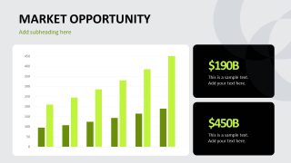 Bar Chart Slide - Modern Pitch Deck PPT Template