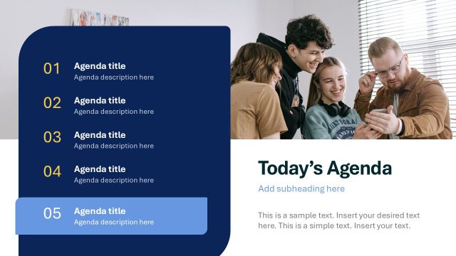 Agenda Points – Rebranding Strategy Presentation